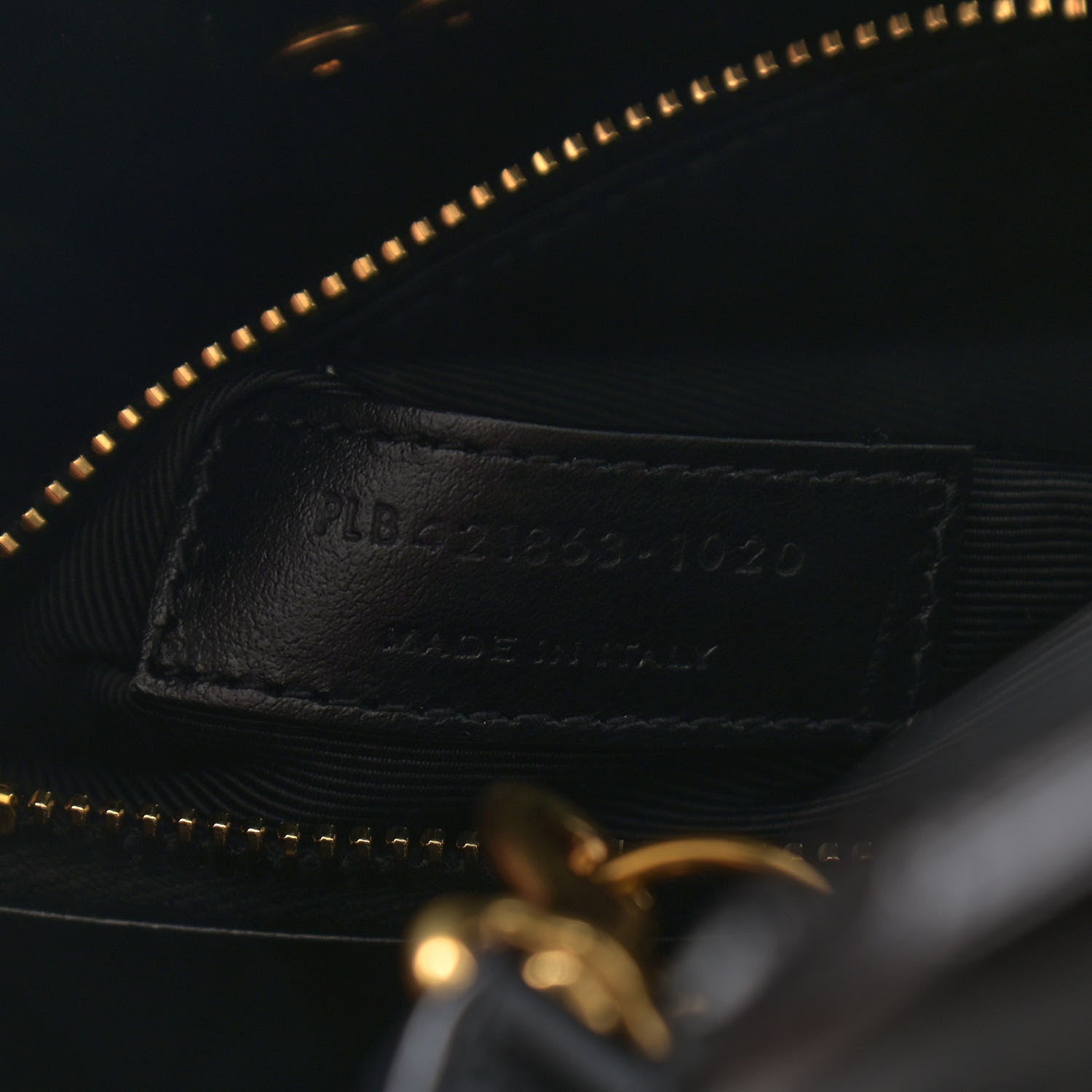 Saint Laurent Calfskin Crocodile Embossed Baby Sac De Jour Black 7 of 11