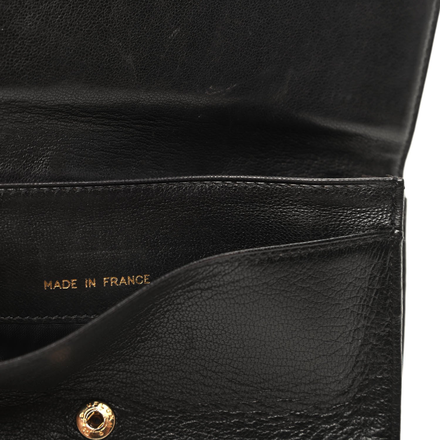 Chanel Goatskin Timeless CC Flap Wallet Black 7 of 10