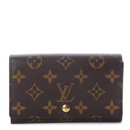 Louis Vuitton Monogram Porte-Monnaie Billets Tresor Wallet 1 of 9