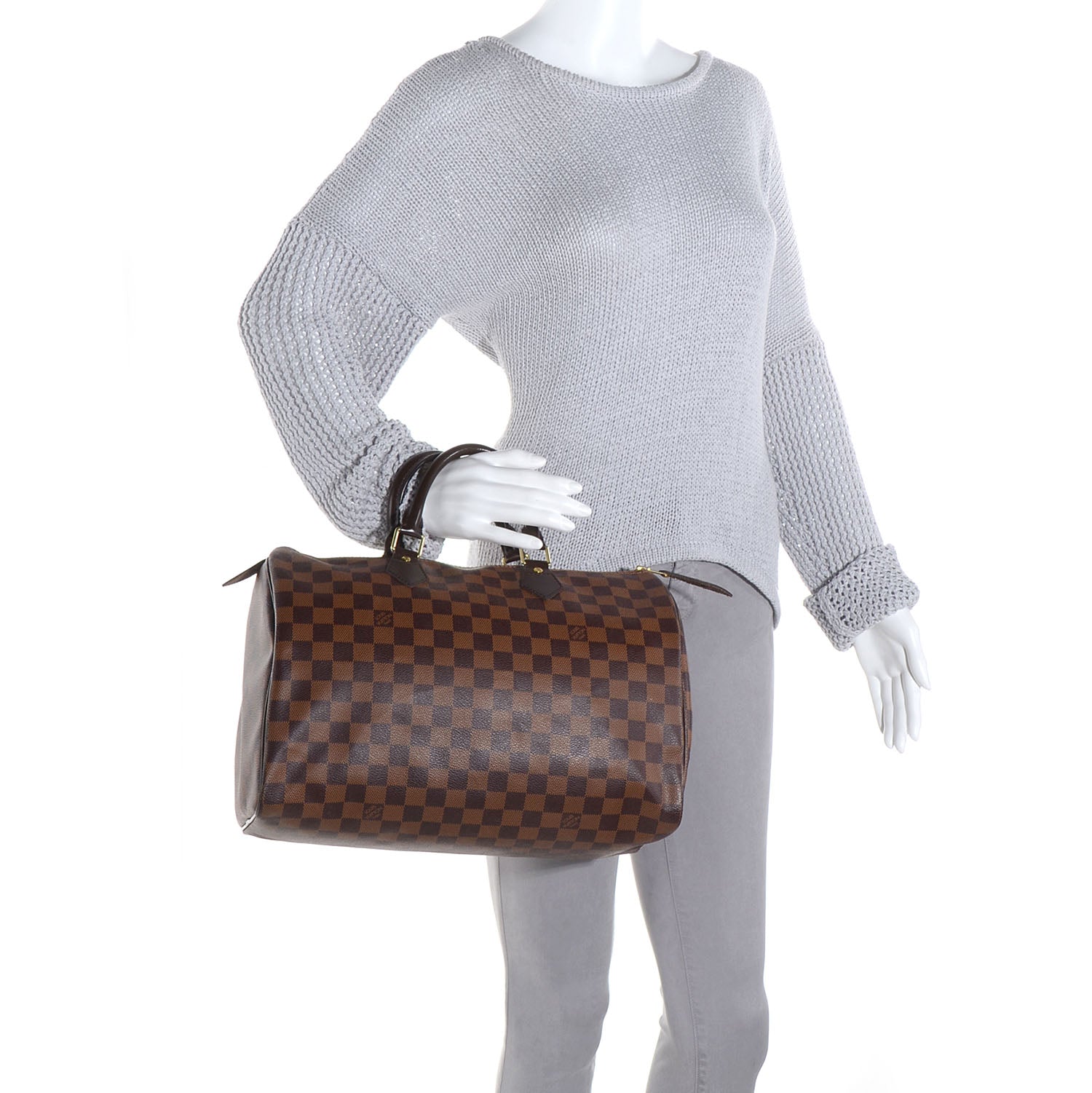 Louis Vuitton Damier Ebene Speedy 35 2 of 8
