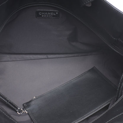 Chanel Coated Canvas Large Paris Biarritz Tote Black 6 of 8