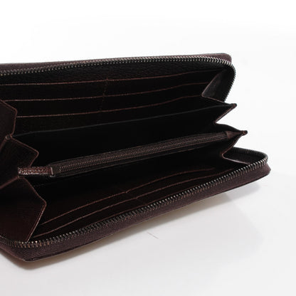 Gucci Monogram Metal Bar Zip Around Wallet Dark Brown 5 of 7