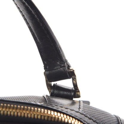 Burberry Calfskin Perforated Ellers Satchel Black 26 of 31