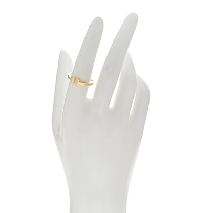 Tiffany 18K Yellow Gold T Wire Ring 54 7 2 of 4