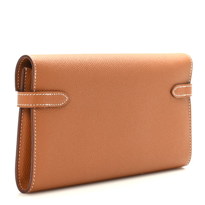 Hermes Epsom Kelly Longue Wallet Gold 3 of 10