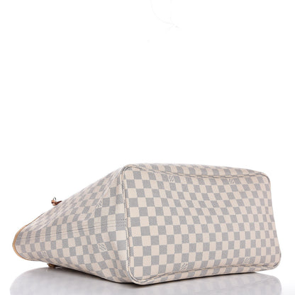 Louis Vuitton Damier Azur Neo Neverfull GM Rose Ballerine 5 of 11
