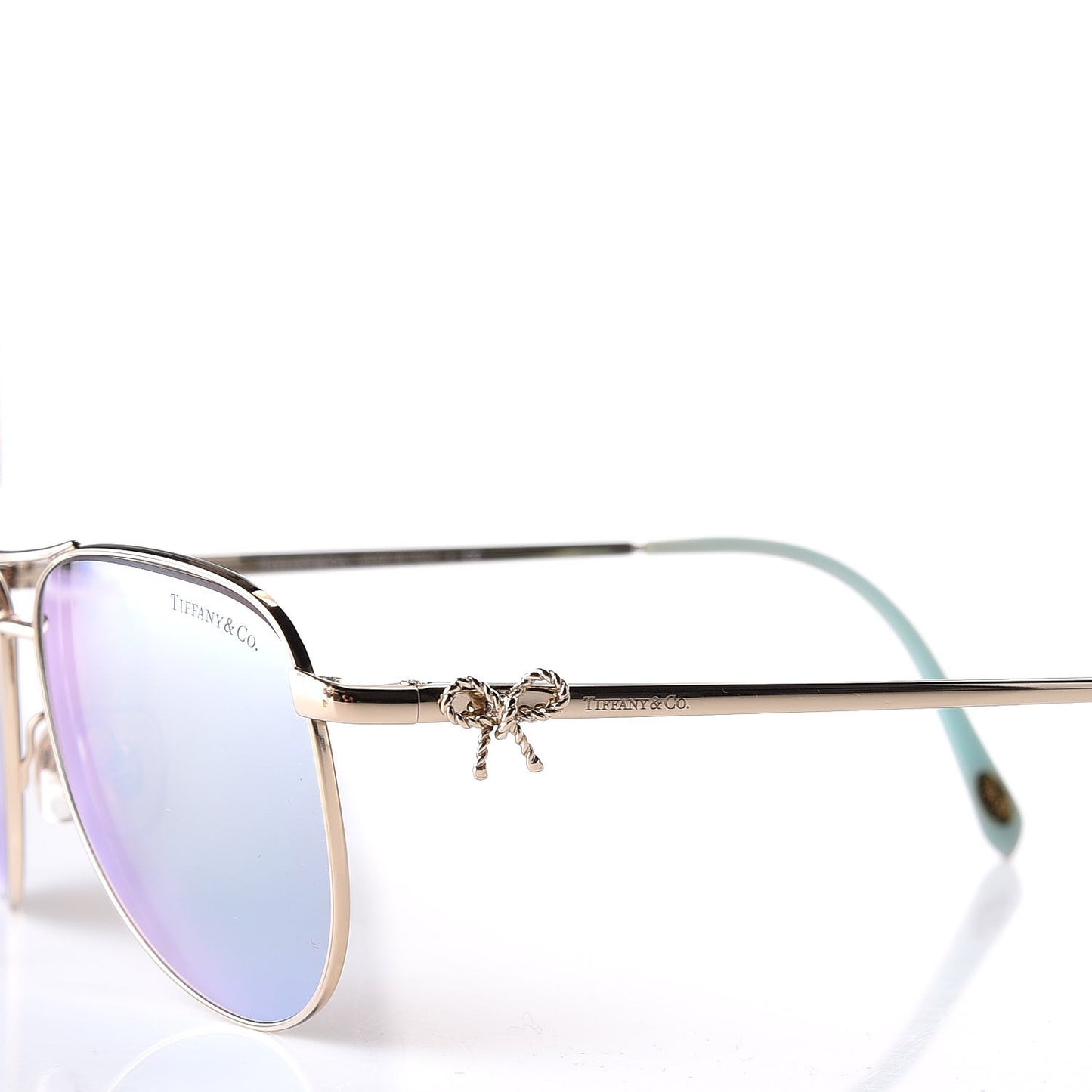 Aviator Twist Bow Sunglasses TF 3044 Gold