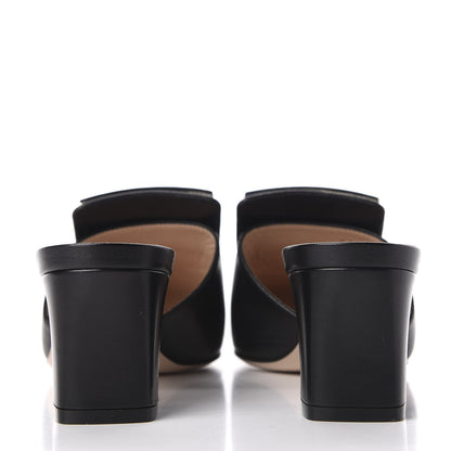Gucci Malaga Kid Crystal Square G Madelyn 60mm Mules 37.5 Black 7 of 11
