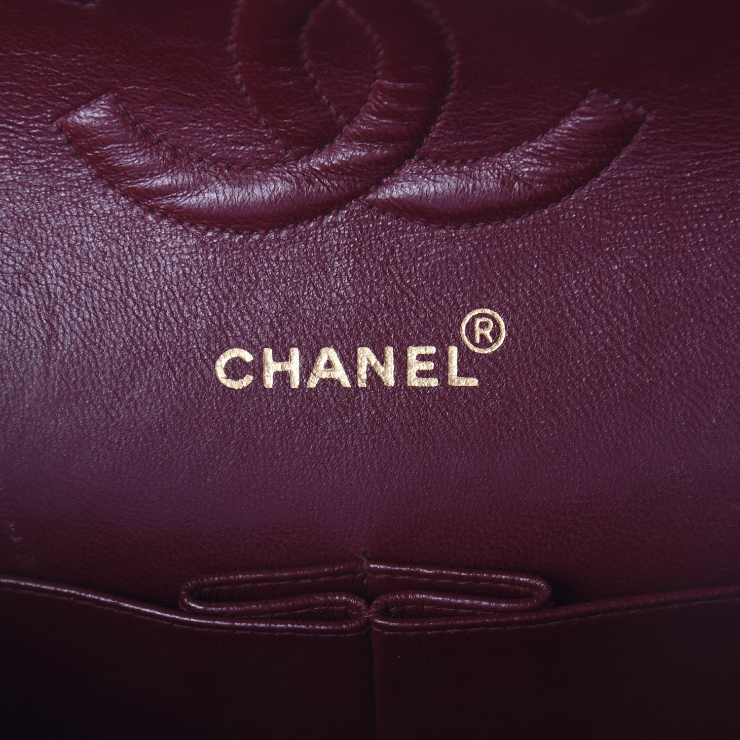 Chanel Lambskin Quilted Medium Double Flap Black 6 of 10