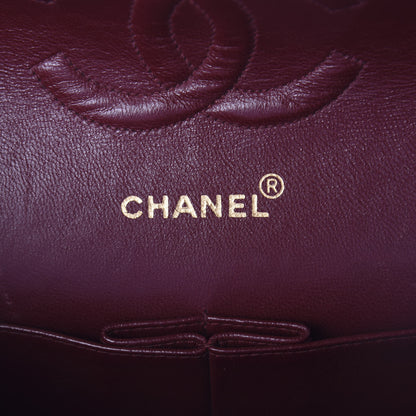 Chanel Lambskin Quilted Medium Double Flap Black 6 of 10