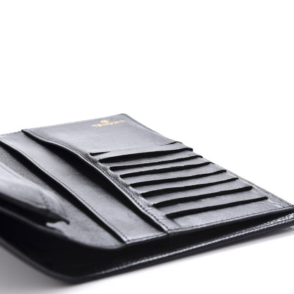 Chanel Caviar Timeless CC Yen Wallet Black 7 of 9