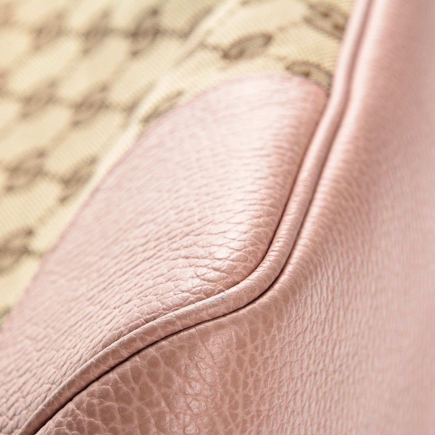 Gucci Monogram Bree Zippered Tote Beige Soft Pink 8 of 10