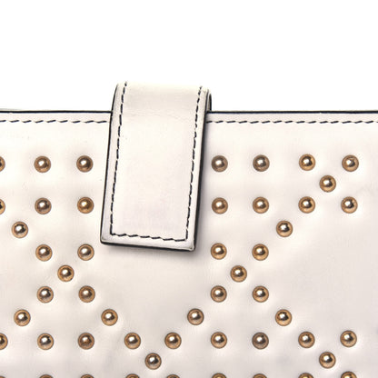 Christian Dior Lambskin Cannage Studded Lady Dior Eden Wallet White 18 of 18