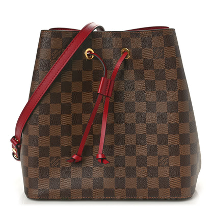 Louis Vuitton Damier Ebene Neonoe MM Cherry Berry 1 of 10