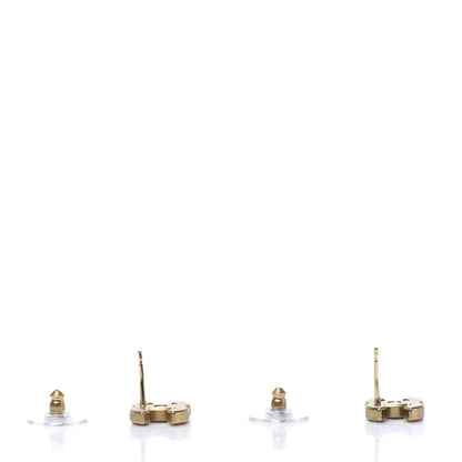 Chanel Crystal CC Earrings Gold 4 of 6