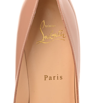 Christian Louboutin Patent Pigalle Follies 100 Pumps 39.5 Nude 8 of 9