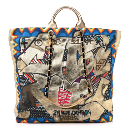 Chanel Graffiti Printed Canvas Street Spirit Tote Multicolor 1 of 9