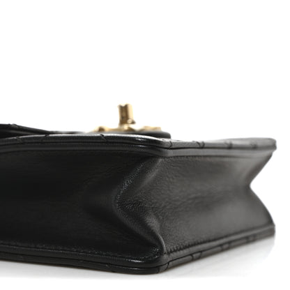 Chanel Lambskin Quilted Chic Pearls Flap Black 10 of 11