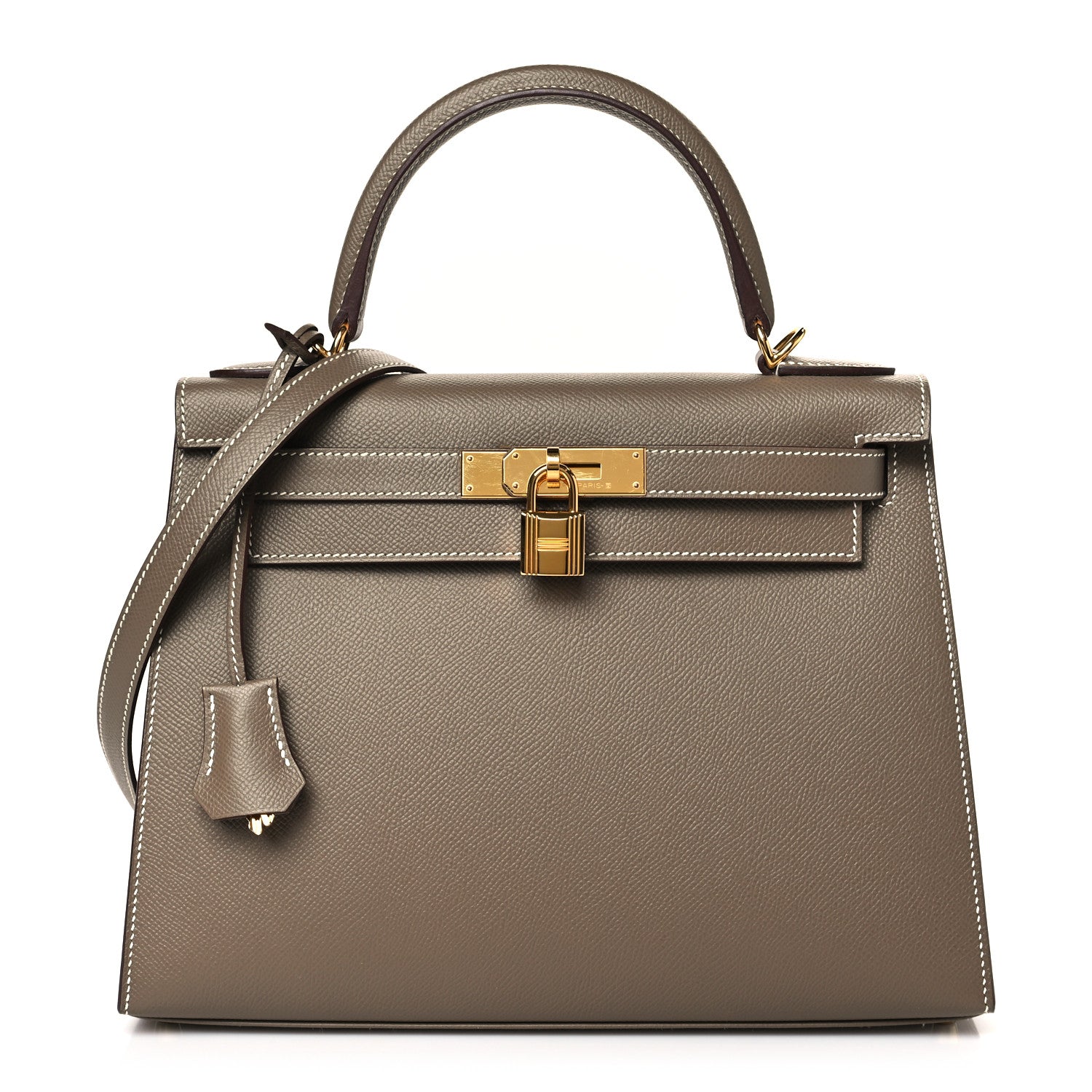 Hermes Epsom Kelly Sellier 28 Etoupe 1 of 9