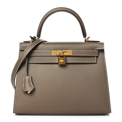 Hermes Epsom Kelly Sellier 28 Etoupe 1 of 9