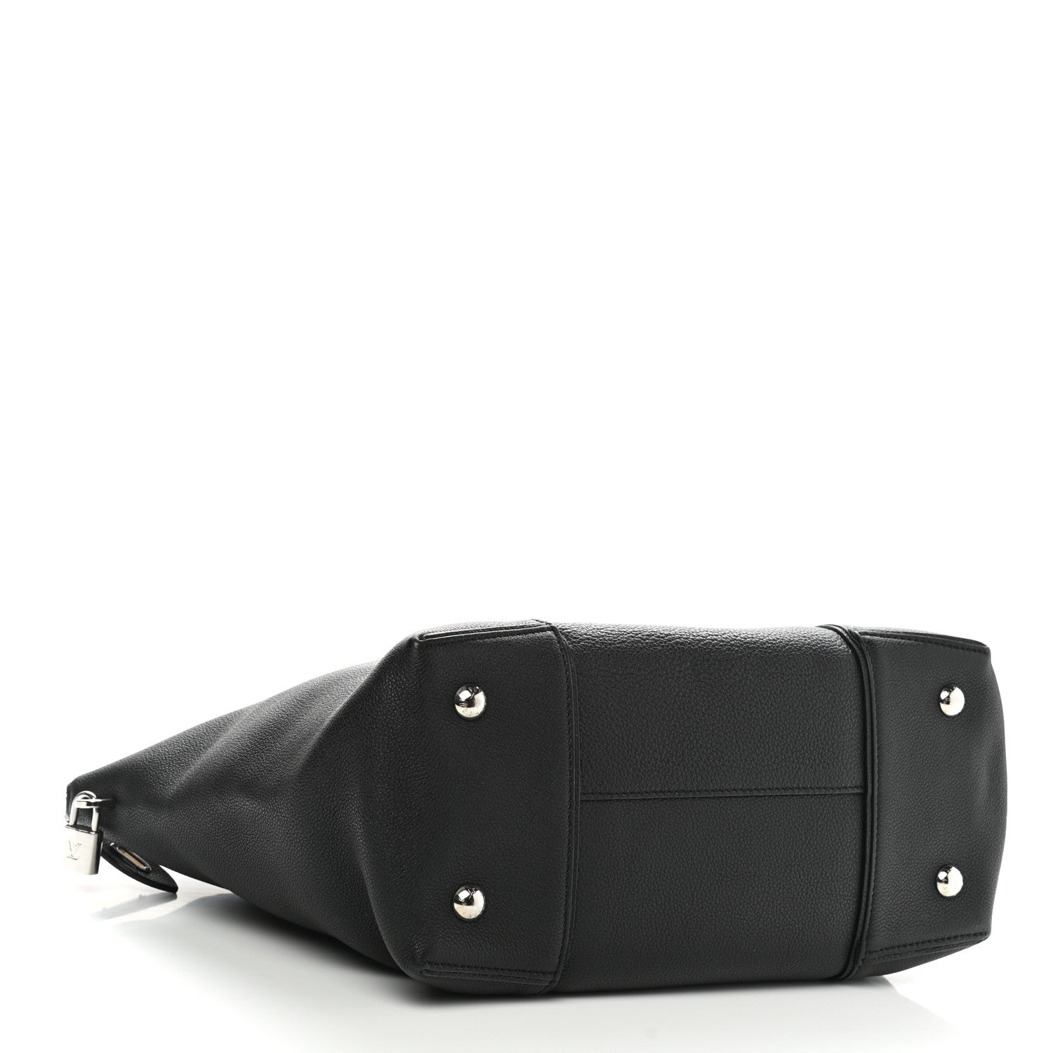 Louis Vuitton Veau Cachemire Soft Lockit MM Black 4 of 10