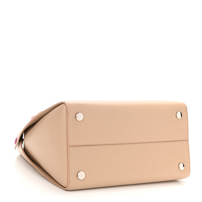 Christian Dior Calfskin Small Addict Shopping Tote Beige Pink 3 of 7