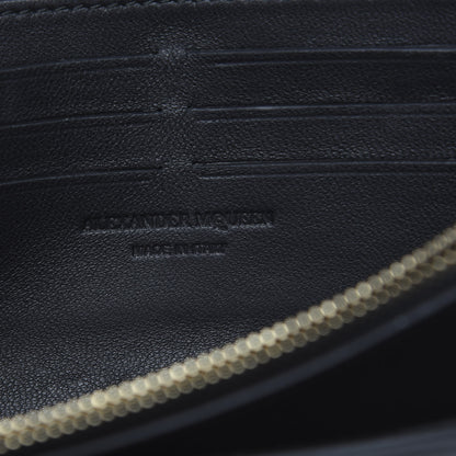 Alexander McQueen Calfskin Studded Skull Wallet on Chain Black 11 of 11