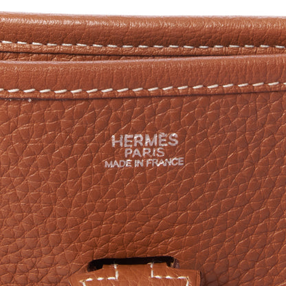 Hermes Taurillon Clemence Evelyne PM Gold 7 of 8