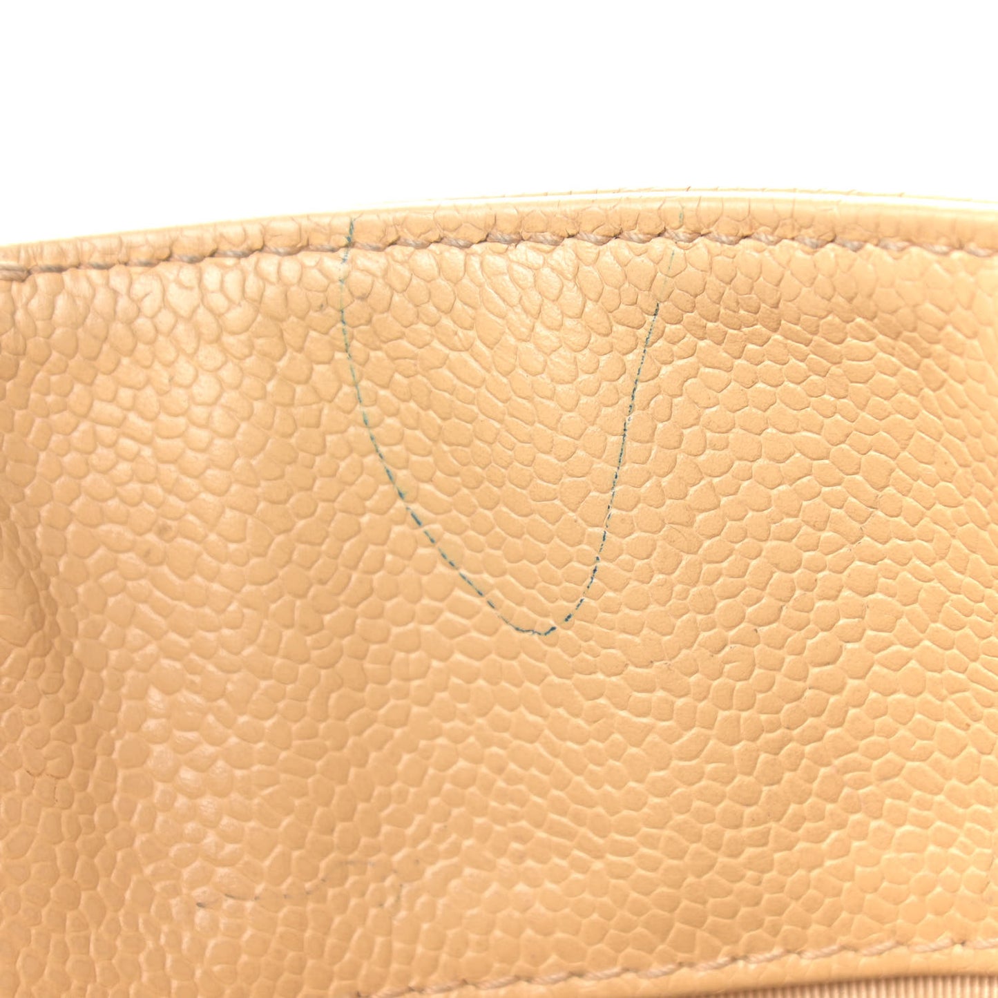 Caviar CC Shoulder Bag Beige
