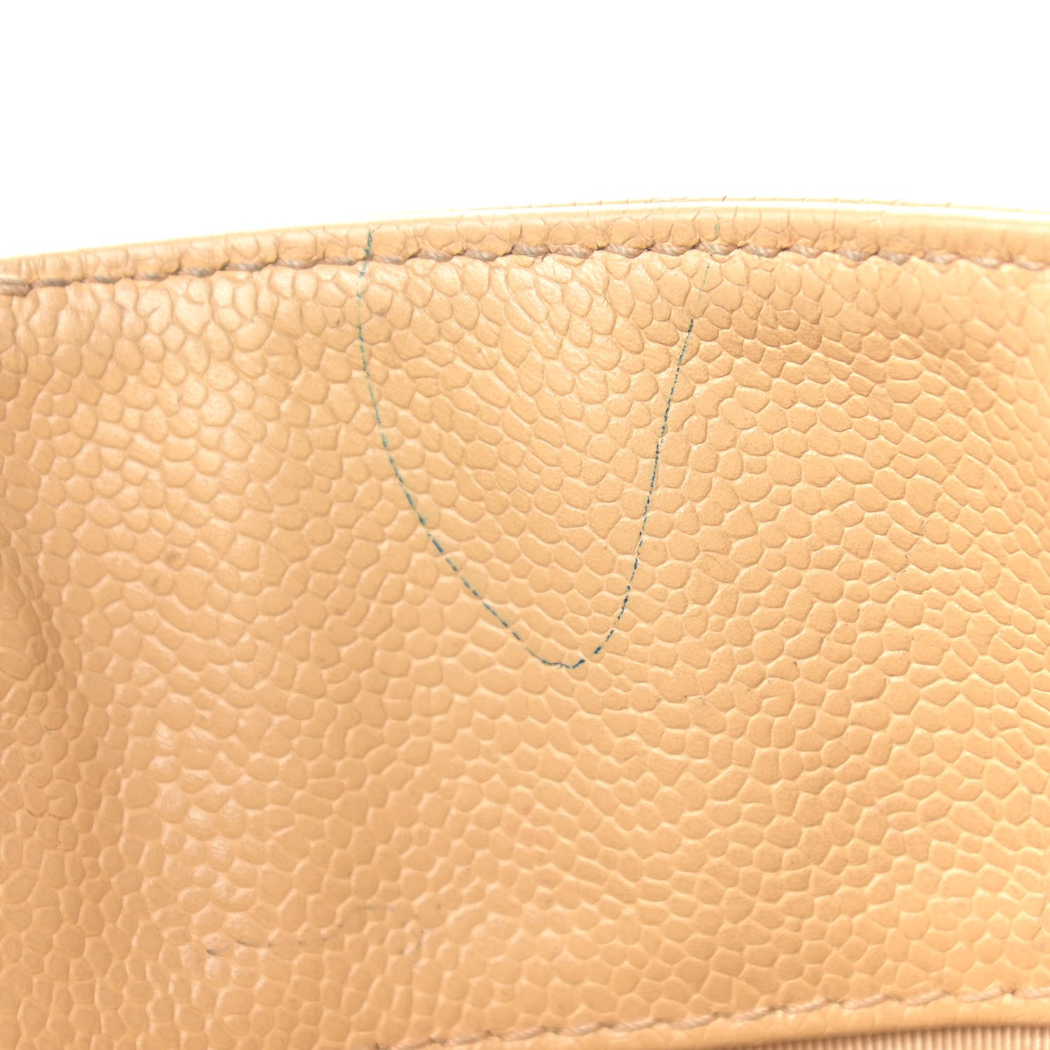 Chanel Caviar CC Shoulder Bag Beige 15 of 22