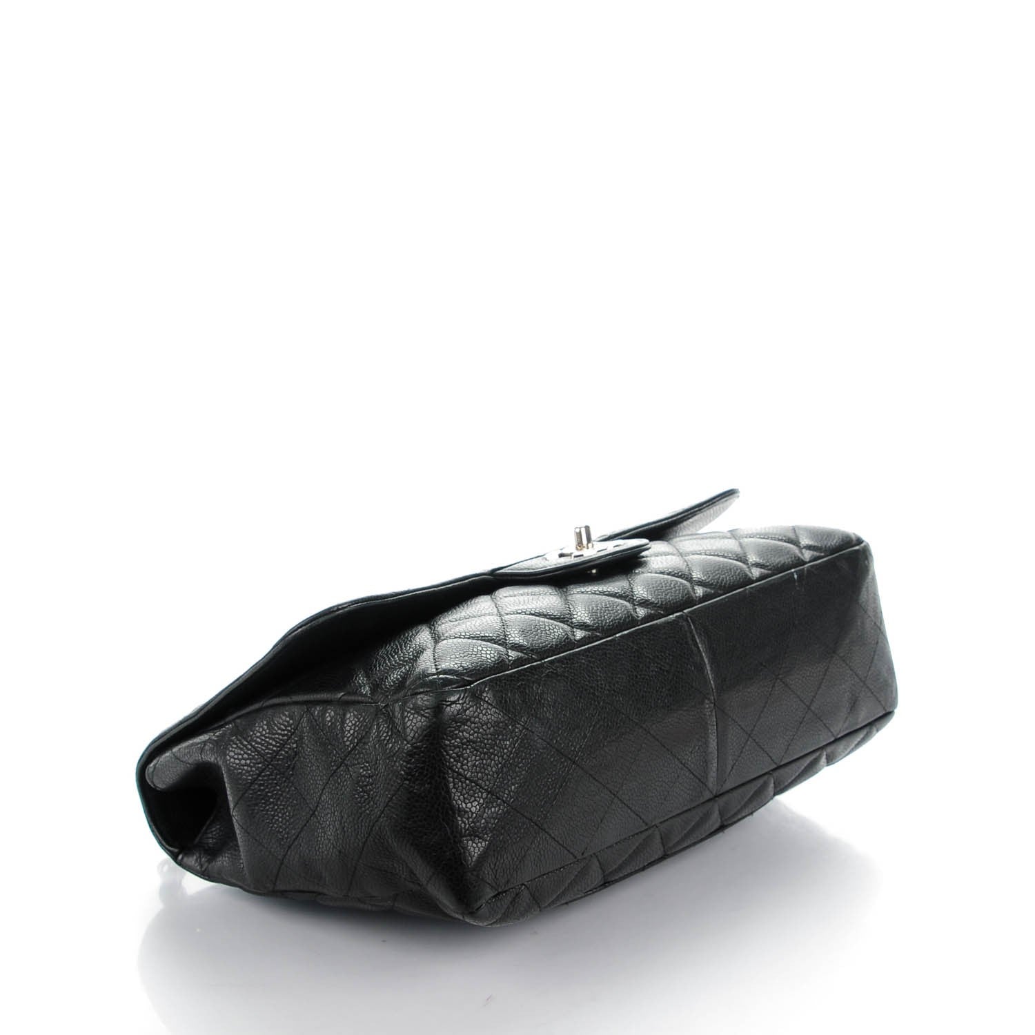 Chanel Caviar Quilted Jumbo Single Flap Black 4 of 9
