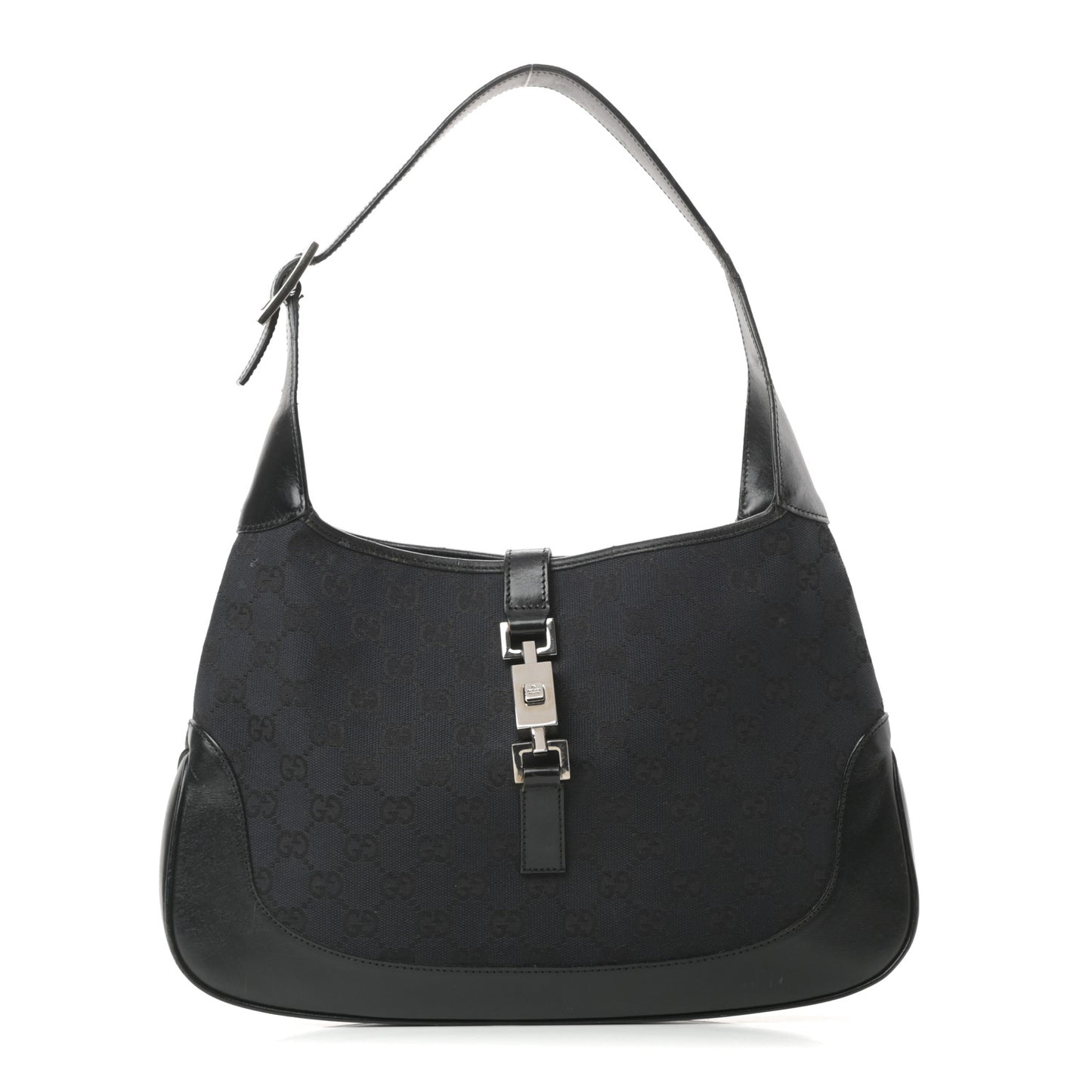 Monogram Small Jackie O Hobo Black