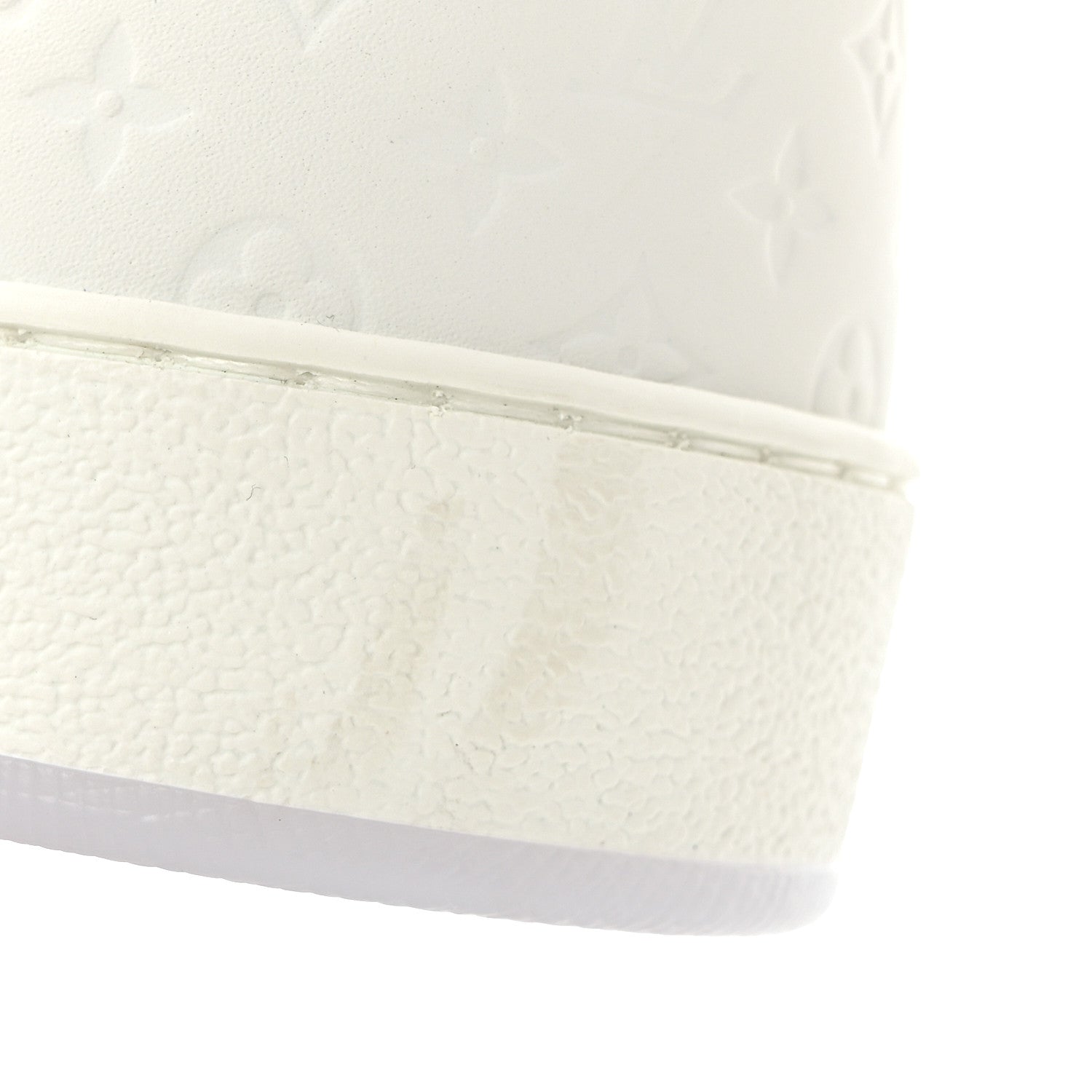 Louis Vuitton Calfskin Monogram Mens Rivoli Sneakers 9 White 10 of 11