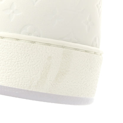 Louis Vuitton Calfskin Monogram Mens Rivoli Sneakers 9 White 10 of 11