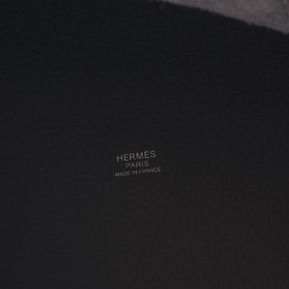 Hermes Taurillon Clemence Picotin Lock 22 MM Bleu Glacier 6 of 10