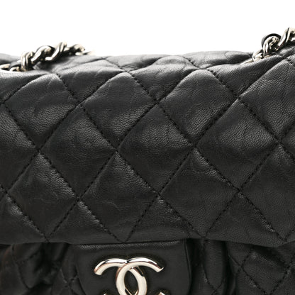 Chanel Washed Lambskin Quilted Mini Chain Around Flap Black 18 of 19
