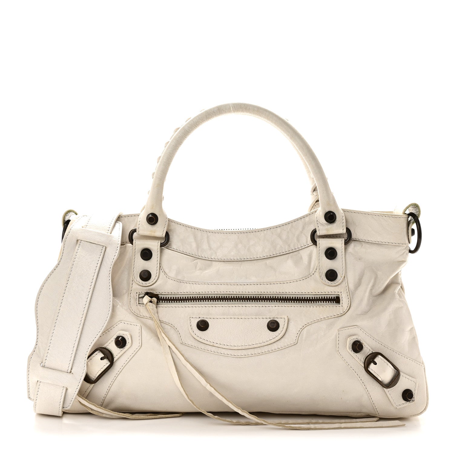 Balenciaga Agneau Classic Hardware First White Light White Light 1 of 11