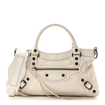Balenciaga Agneau Classic Hardware First White Light White Light 1 of 11