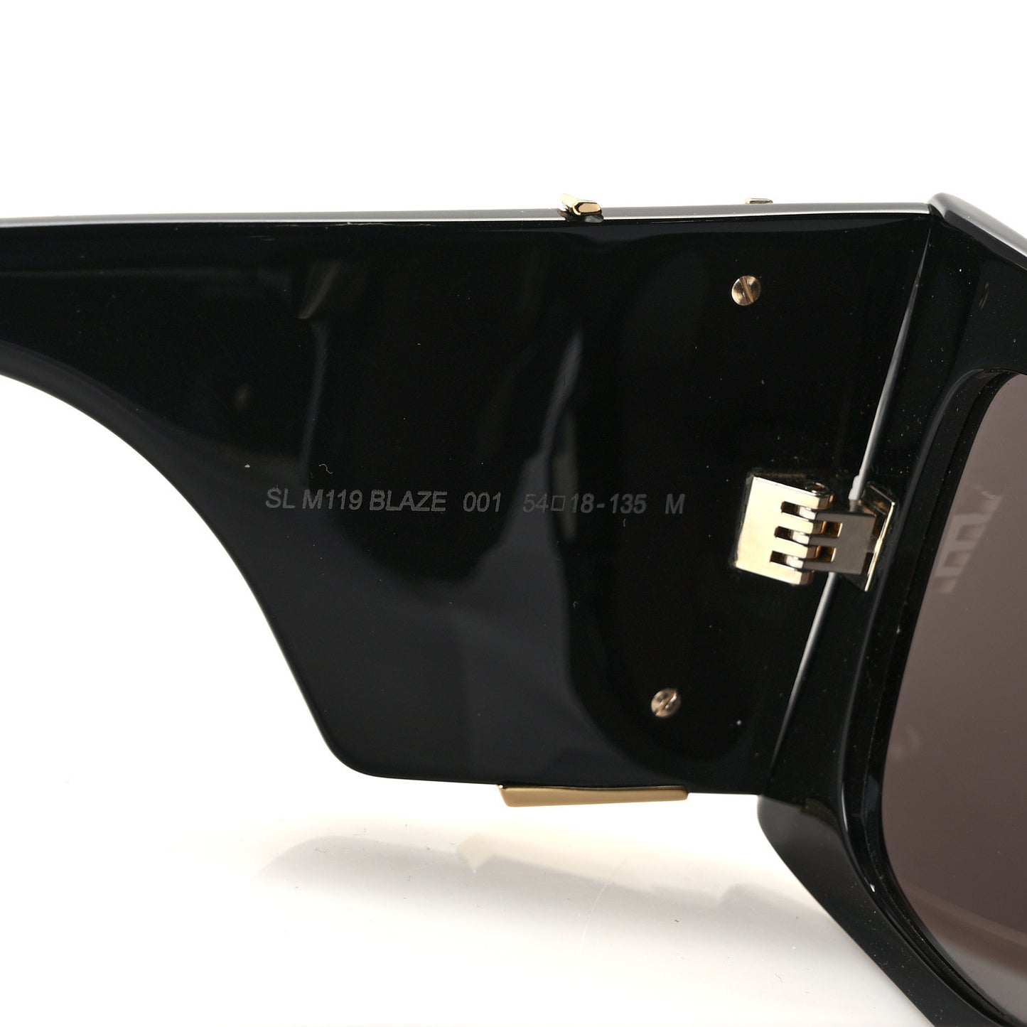 Acetate Blaze Sunglasses SL M119 Black