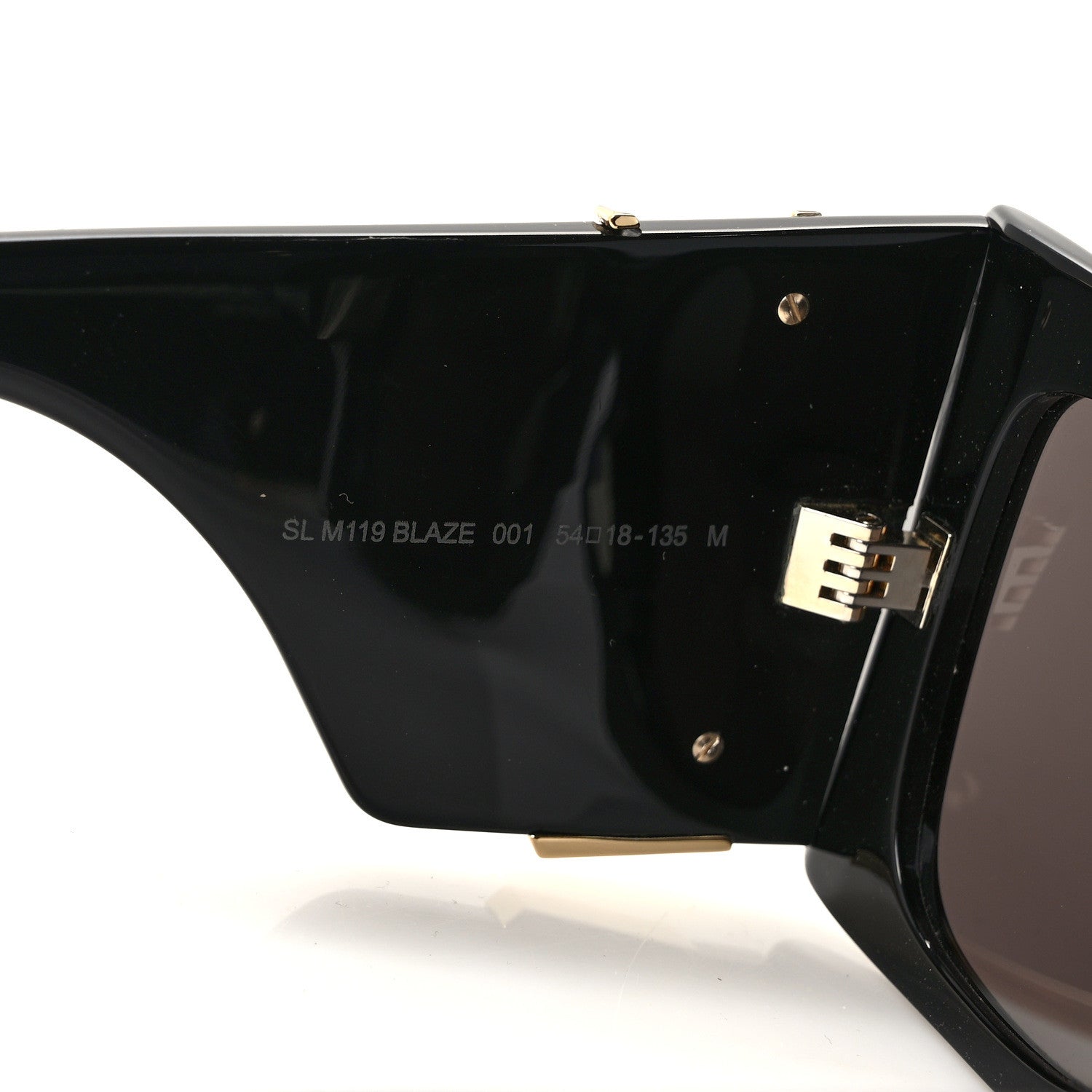 Saint Laurent Acetate Blaze Sunglasses SL M119 Black 7 of 8