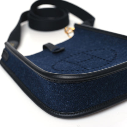 Hermes Feutre Swift Evelyne TPM Bleu Nuit Black 9 of 11