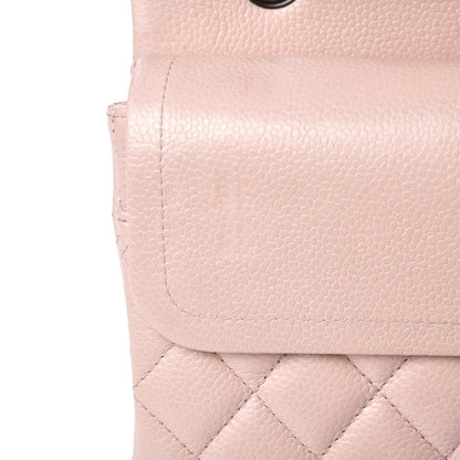 Chanel Caviar Quilted Medium Double Flap Pink 9 of 11