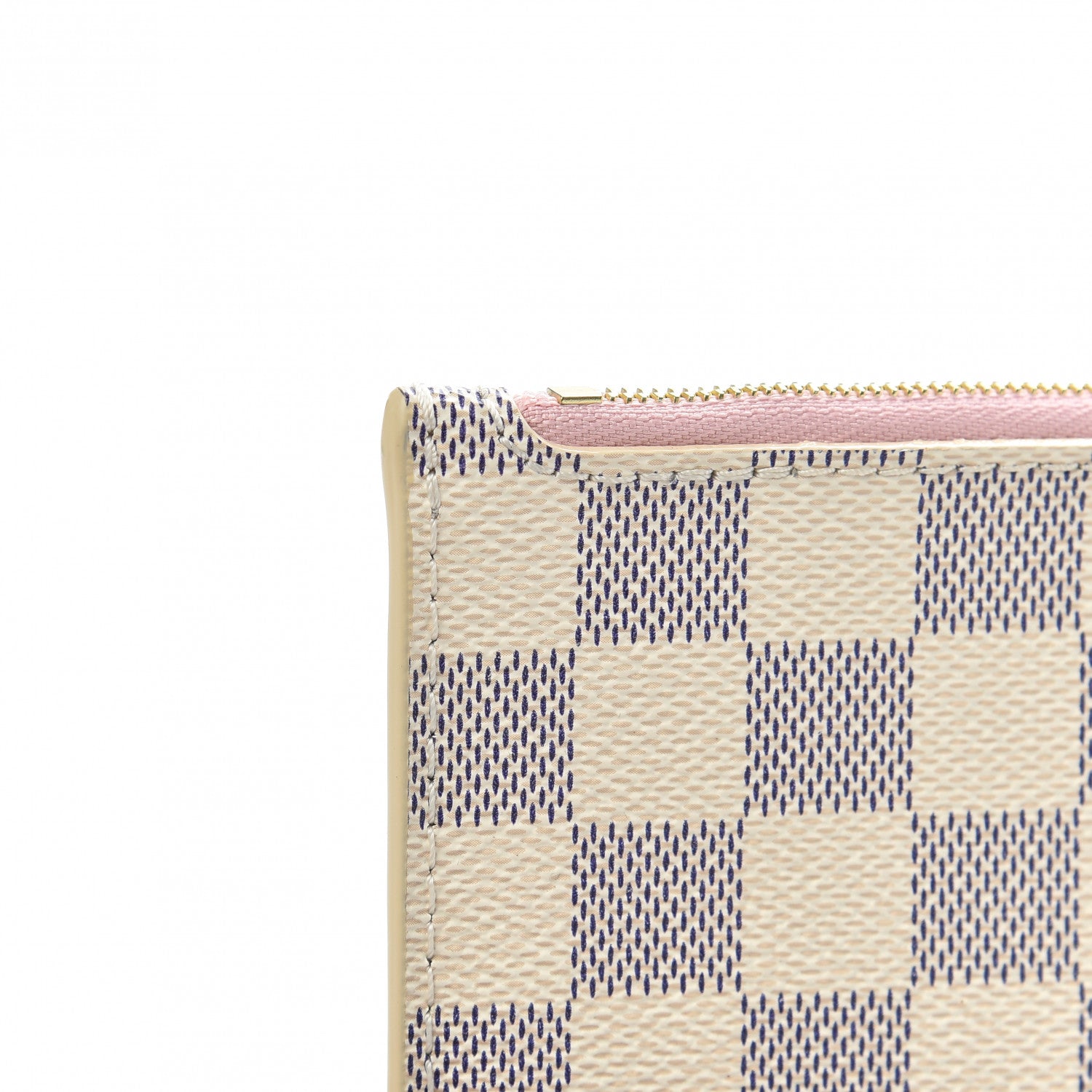 Louis Vuitton Damier Azur Neverfull MM GM Pochette Rose Ballerine 8 of 10