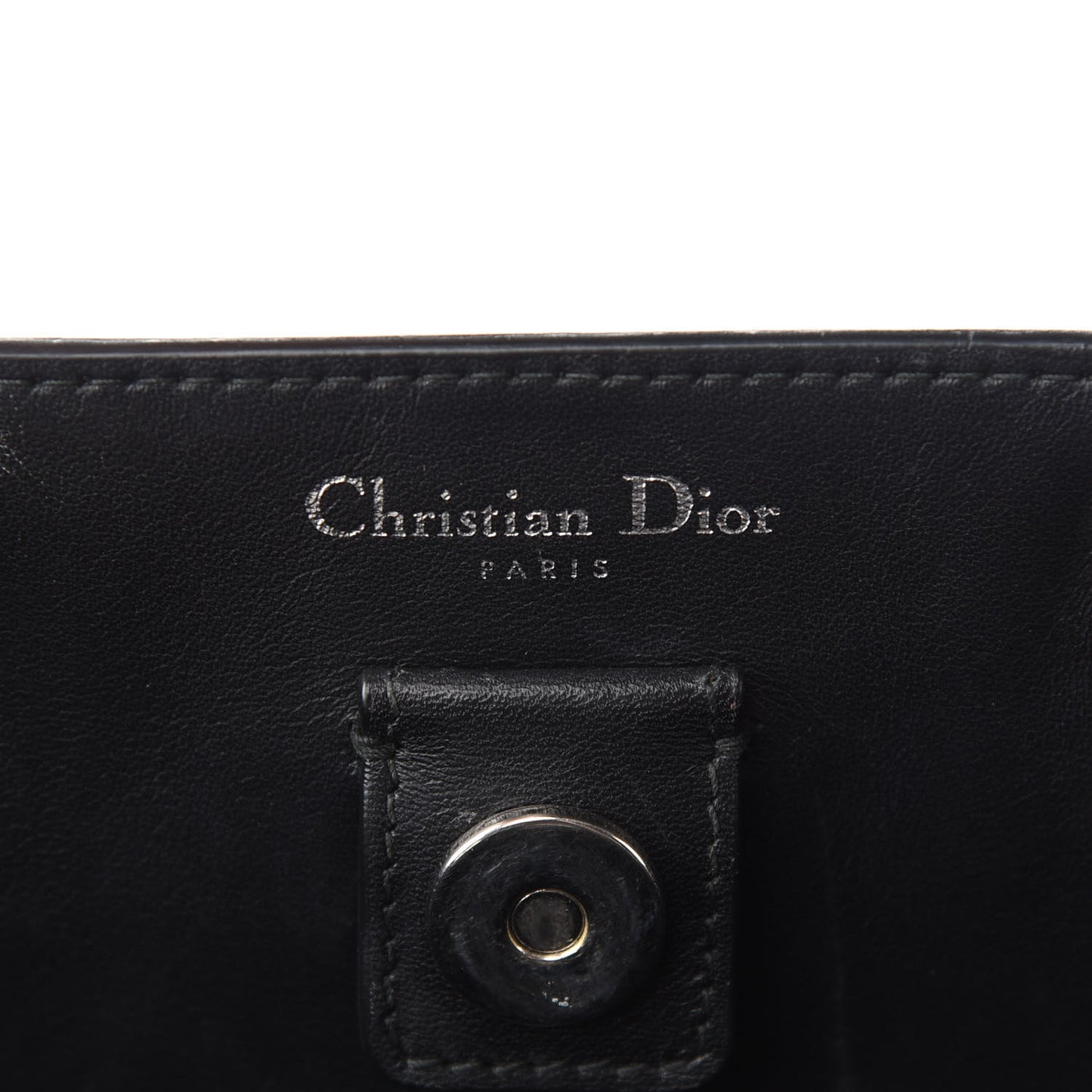Smooth Calfskin Tri-Color Diorissimo Pocket Tote Black Blue Red