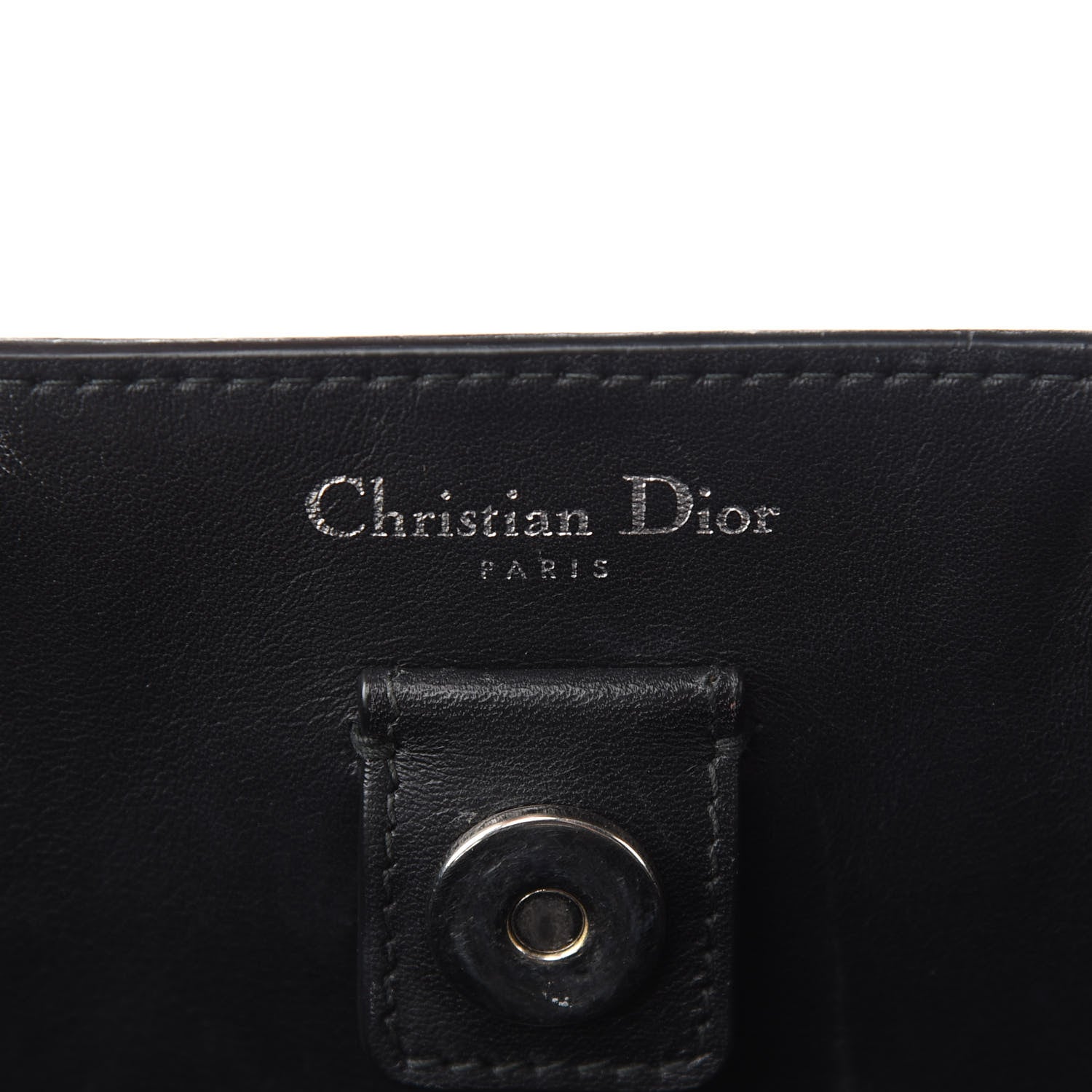 Christian Dior Smooth Calfskin Tri-Color Diorissimo Pocket Tote Black Blue Red 8 of 14