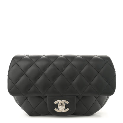 Chanel Calfskin Quilted CC Uniform Flap Belt Bag Black 1 of 10