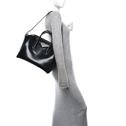 Givenchy Shiny Lord Calfskin Medium Antigona Black 2 of 12