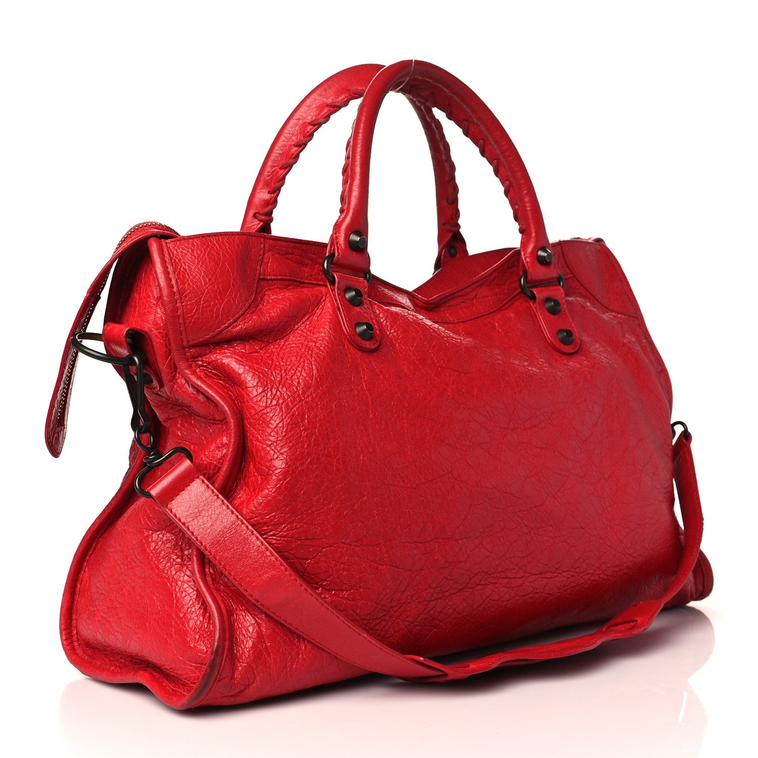 Balenciaga Agneau Classic Hardware City Rouge Cardinal 3 of 12