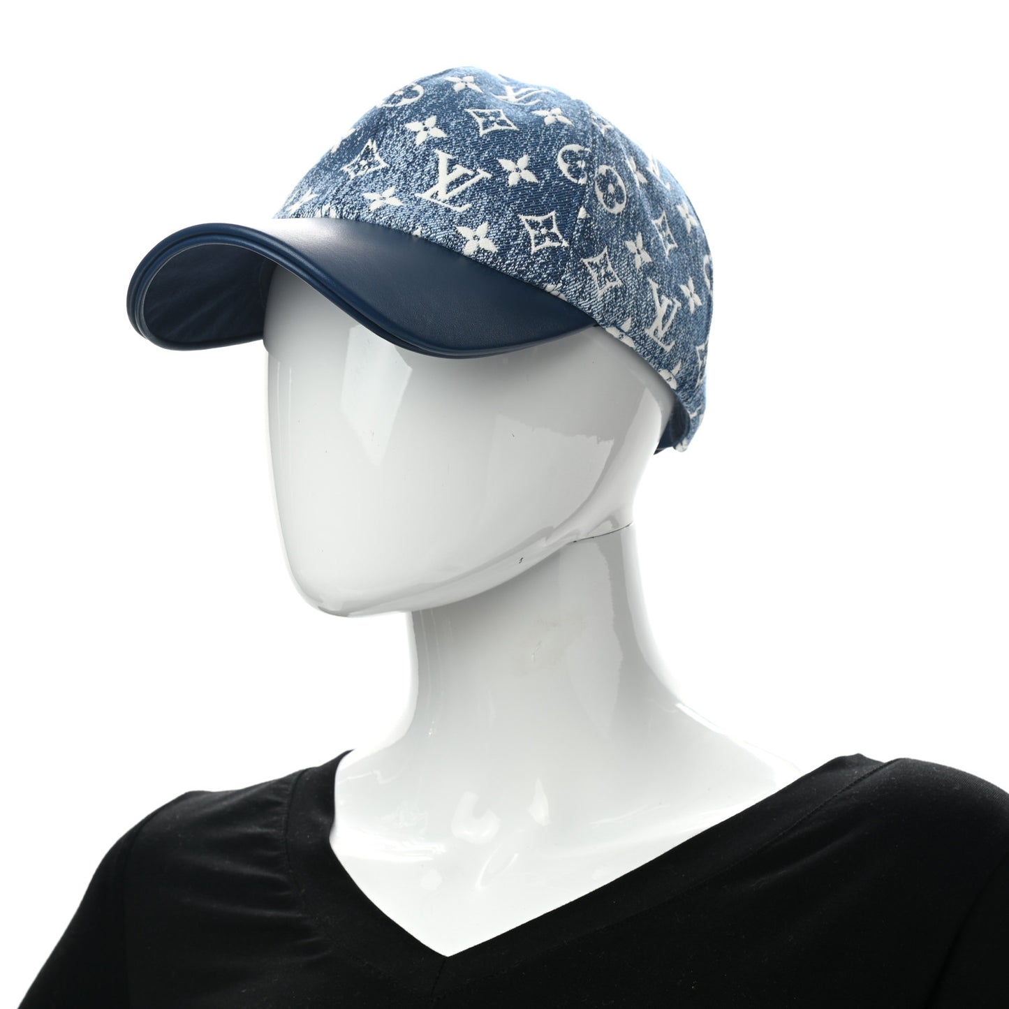 Monogram Jacquard Cap M Blue