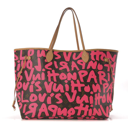 Louis Vuitton Monogram Graffiti Neverfull GM Fuchsia 1 of 16
